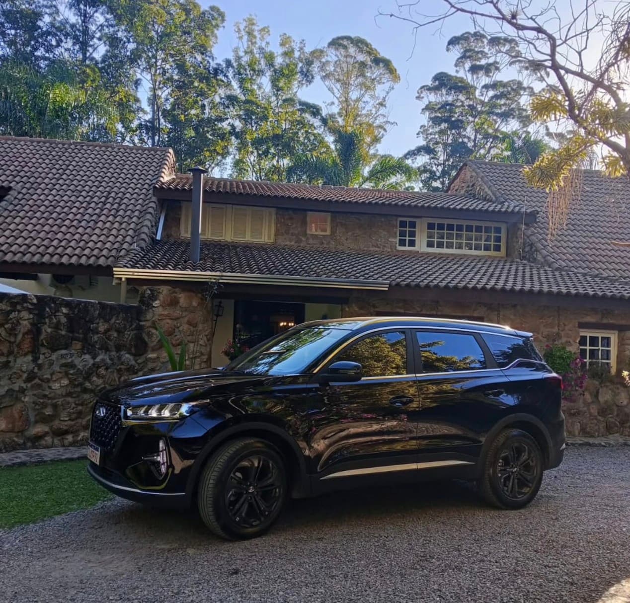 Chery Tiggo 7 da frota da EJS Transfer